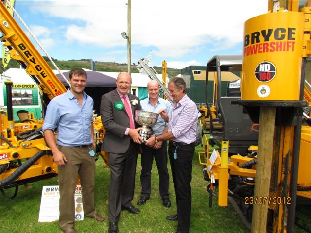 Gold Medal Winner Tracked Fencing Machine Royal Welsh Show 2012