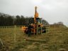 Profi Supreme - David Paxton Equestrian driving 20cm square posts on a paddock fence.