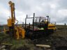  - Putting the straining post in at the far end of the same fence in peat bog. The weight of the hammer was enough to put the post in. The Bryce Forest Supreme has the same performance as a Bryce Suma Magnum but weighs 700kgs less. It is a great machine for these extremes of conditions as it has the hitting power for the hard conditions and it is 700kgs lighter for the soft conditions.