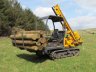 HD180 - The front cradle can carry 8 - 10 strainers or 40-60 round stakes - it also acts as a counterbalance whether full or partially loaded, when working on steep land.