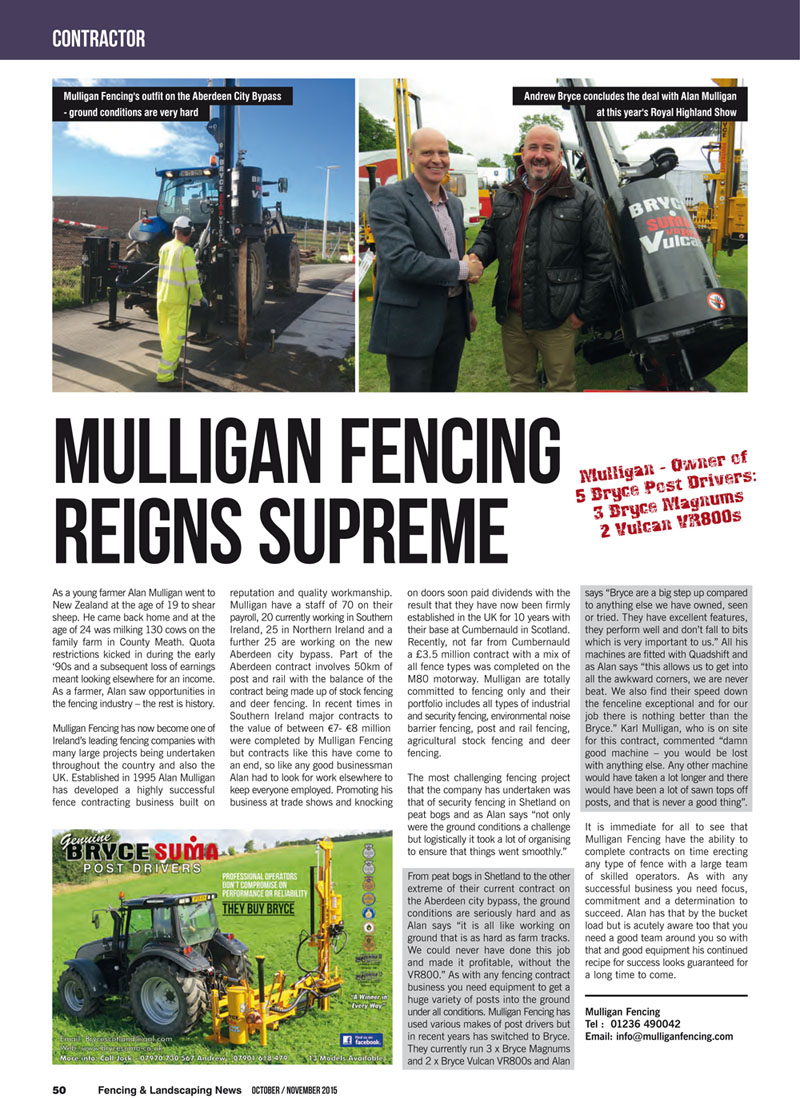 Mulligan Fencing Reigns Supreme